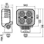 Phare de travail LED HELLA 1GA996284012