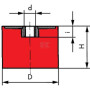 Silent bloc UNIVERSEL 2015E55RVS