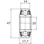 Roulement NSK 204DLS