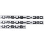Kit d'autocollants UNIVERSEL 2690EMBL360