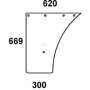 Vitre de porte UNBRANDED 297810030041N
