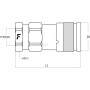 Coupleur FASTER 2FFN3812GASF2V