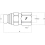 Coupleur FASTER 2FFN3812GASF2V