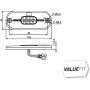 Feu de gabarit LED orange HELLA VALUEFIT 2PS357009101