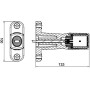Feu de gabarit LED HELLA 2XS011768001