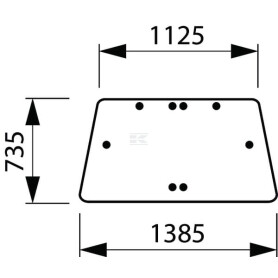 Vitre LANDINI 3555024M1