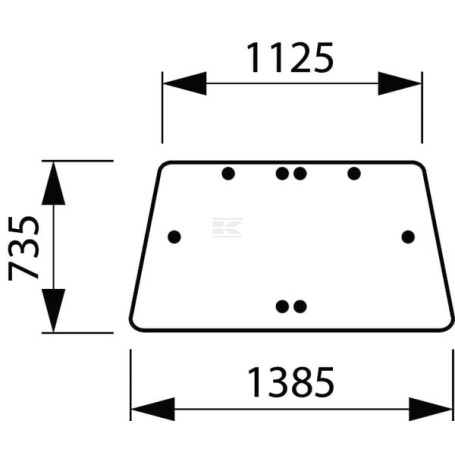 Vitre LANDINI 3555024M1