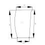 Pare-brise AGCO 3582162M2