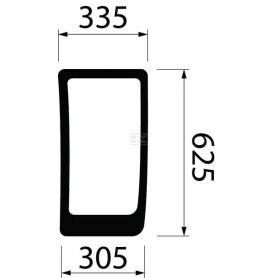 Vitre LANDINI 3674693M3