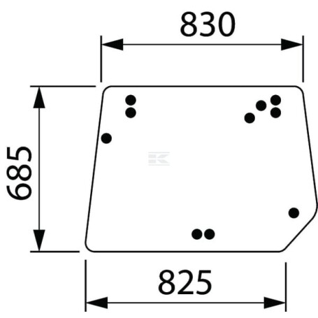 Vitre LANDINI 3679459M1