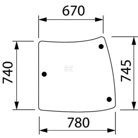 Vitre LANDINI 3655788M1