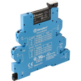 Relais-Schnittstelle Mod. (EMR)MasterBASIC-Stecker.6,2mm.1CO 6A/24V UC/AgNi FINDER 390100240060