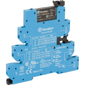 Módulo de relé 1CO 6A 24VUC FINDER 393100240060