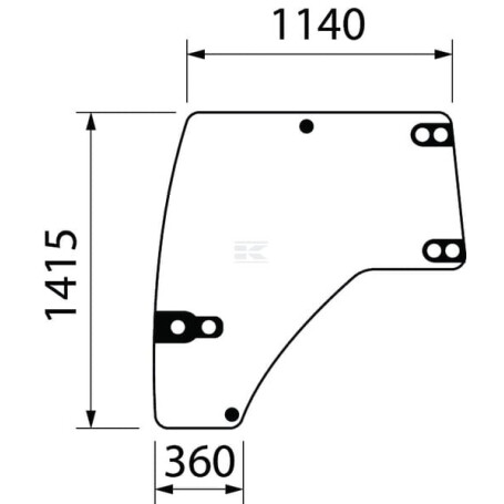 Vitre LANDINI 4217257M2
