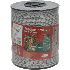 TopLine Ultra fence rope 5.5mm white/black 300m AKO 441984