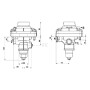 Soupape de remorque WABCO 4712080007