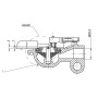 Tee d'attelage rouge WABCO 4522030310
