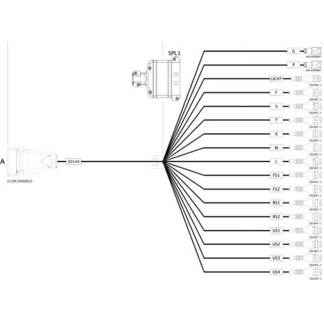 Câble de capteur multifonction ARAG 4679008110