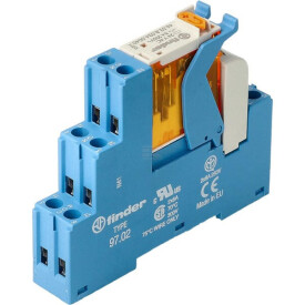 Interfaz relé Mod. borne tornillo 2CO 8A/24V AC/Agni/LED/varistor FINDER 4C0280240060