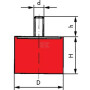 Silent bloc UNIVERSEL 5017D55RVS