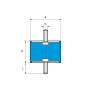 Silent bloc UNIVERSEL 5025A55