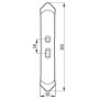 Pointe de cultivateur UNIVERSEL 5140A17