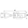 Serrure réglable UNIVERSEL 542700307