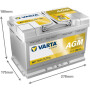 Batterie VARTA 570901076