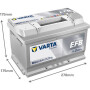Batterie VARTA 565500065
