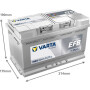 Batterie VARTA 580500080