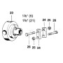 Moyeu WALTERSCHEID 594015