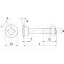 Boulon UNIVERSEL 603630P001