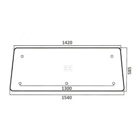 Vitre ZETOR 62117909