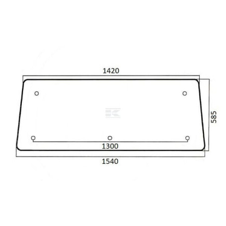 Vitre ZETOR 62117909
