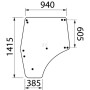 Verre de porte CLAAS 6005012168