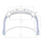 Tambour de frein ADR 66LVA0801