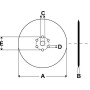 Disque de coutre RABE 72090101