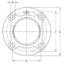 Logement de palier SKF 7500FYC505