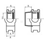 Logement de palier SKF 7500TU505M