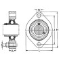 Logement de palier SKF 7500FYTF504