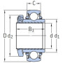 Palier tendeur SKF 7500YSPAG206