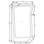 Vitre avant CNH 82005282