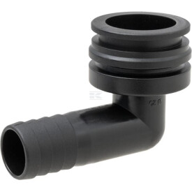 Raccordo con attacco a forchetta maschio 90° AF4 tubo flessibile da 20 mm GEOLINE 8420403