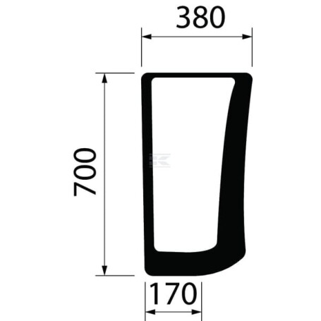 Pare-brise CASE IH 84218211