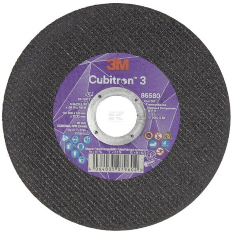 Disque à tronçonner 3M 86580