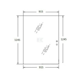 Vitre CNH 85801632
