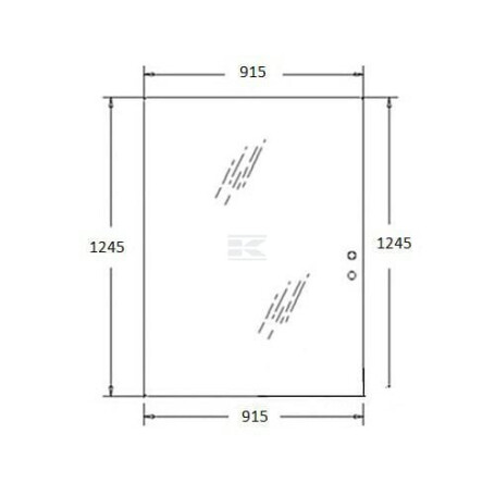 Vitre CNH 85801632