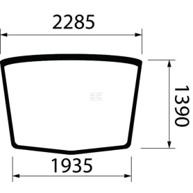 Glace NEW HOLLAND 84400385
