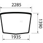 Glace NEW HOLLAND 84400385