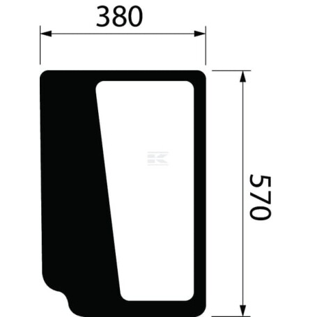 Verre NEW HOLLAND 84396392